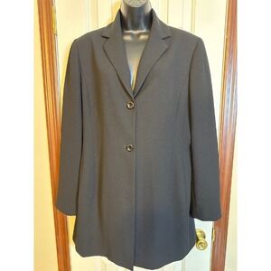 Nine & Company Blazer Business Career Office‎ Black Jacket Size 12
